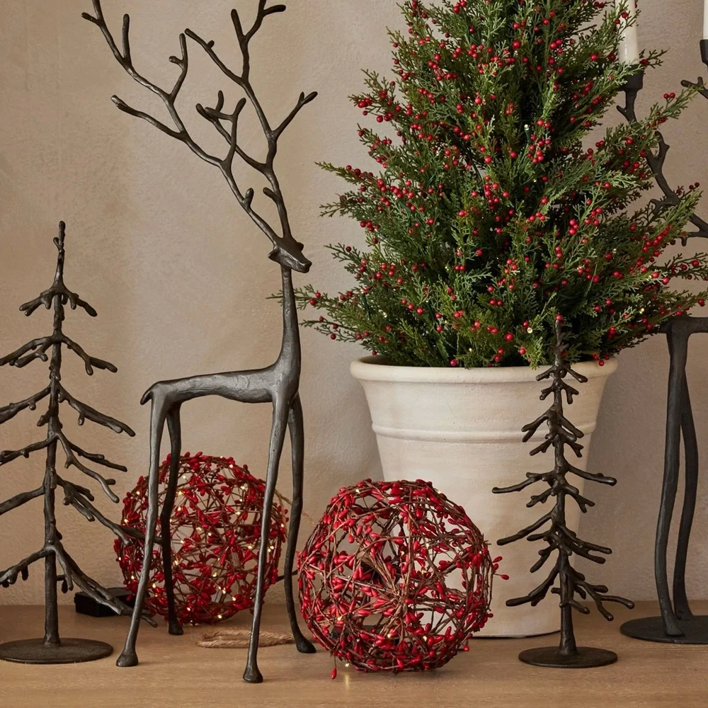 Pottery Barn Sculpted tree 1/ Medium/ 14”  NiB